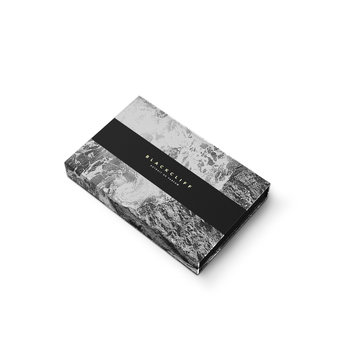 Men's discovery collector set gift box, black/gray marbled pattern.